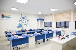 President Ilham Aliyev attended opening of new building of Shamakhi European Lyceum