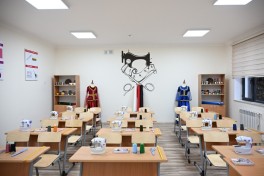 President Ilham Aliyev attended opening of new building of Shamakhi European Lyceum