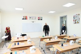 President Ilham Aliyev attended opening of new building of Shamakhi European Lyceum