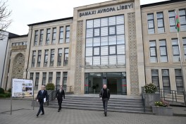 President Ilham Aliyev attended opening of new building of Shamakhi European Lyceum