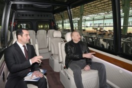 President Ilham Aliyev attended opening of “Shirvan Agro” livestock complex in Shamakhi