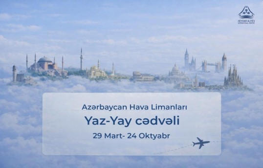 Heydar Aliyev International Airport switches to spring-summer flight schedule