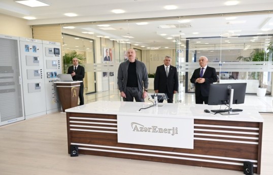 President Ilham Aliyev attended opening of “Absheron” Battery Energy Storage Center