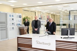 President Ilham Aliyev attended opening of “Absheron” Battery Energy Storage Center
