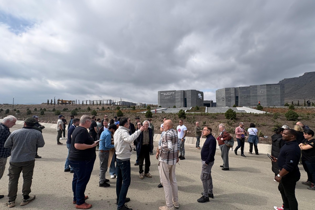 International travelers visit Khojaly, tour Genocide Memorial