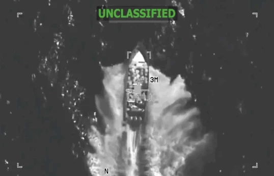 US strikes suspected drug trafficking vessel in Caribbean