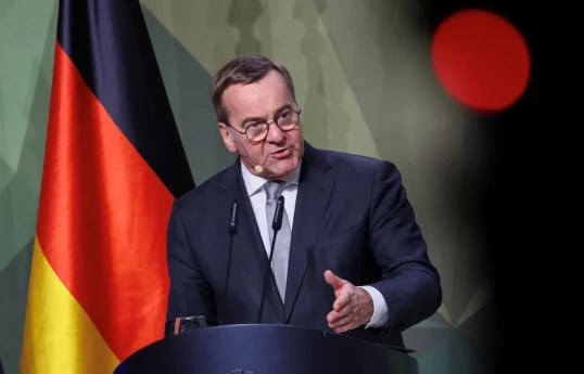 German Defense Minister Boris Pistorius