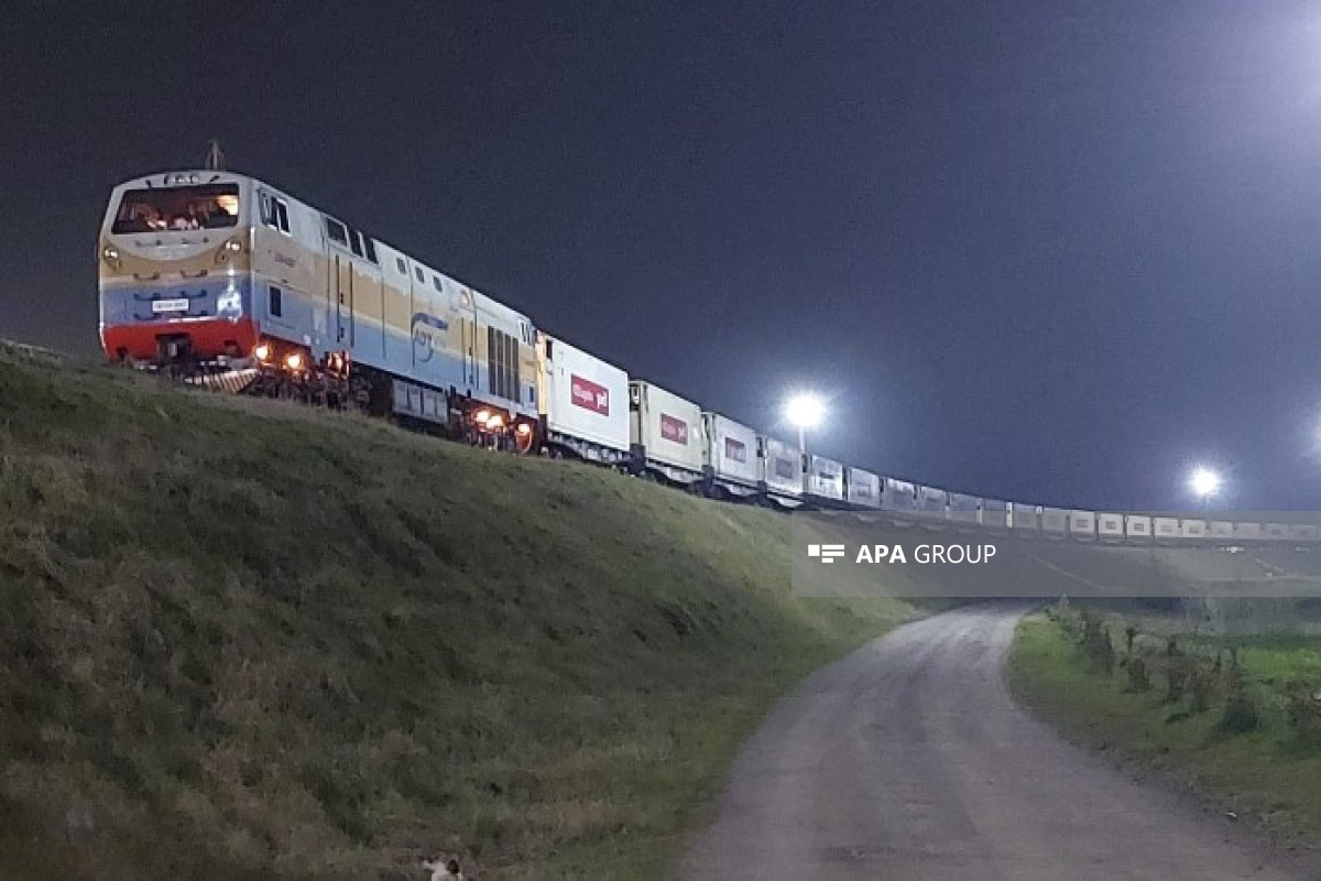 Humanitarian aid sent by train from Russia departs from Astara to Iran-PHOTO -UPDATED 