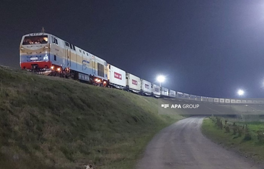Humanitarian aid sent by train from Russia departs from Astara to Iran-PHOTO -UPDATED 