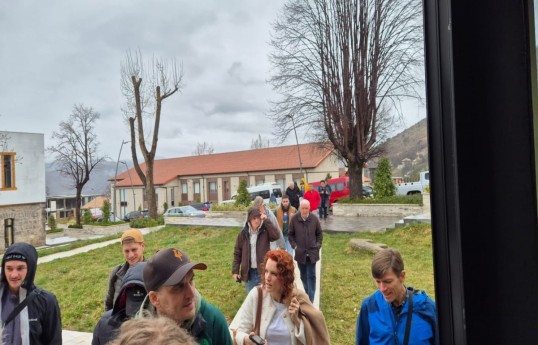 World travelers led by NomadMania founder Harry Mitsidis visit Lachin -PHOTO 