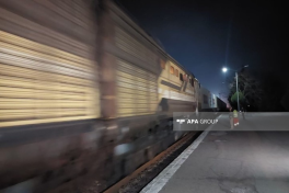 Humanitarian aid sent by train from Russia departs from Astara to Iran-PHOTO -UPDATED 