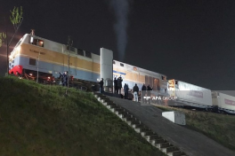 Humanitarian aid sent by train from Russia departs from Astara to Iran-PHOTO -UPDATED 