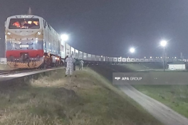 Humanitarian aid sent by train from Russia departs from Astara to Iran-PHOTO -UPDATED 