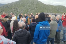 Travelers got acquainted with the work done on the Horadiz-Aghband road and railway -PHOTO 