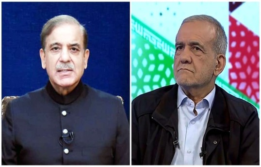 Prime Minister of Pakistan Shehbaz Sharif, Iranian President Masoud Pezeshkian