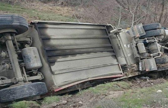 Three killed after truck overturns in Azerbaijan