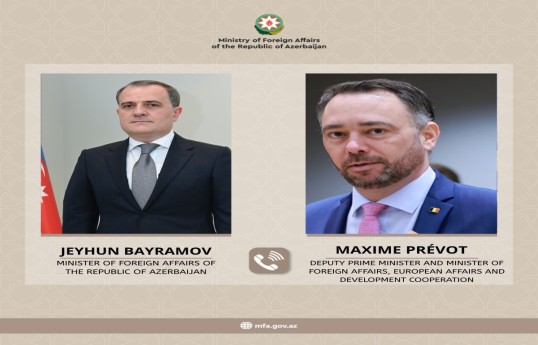 Azerbaijani, Belgian FMs discuss normalization process with Armenia