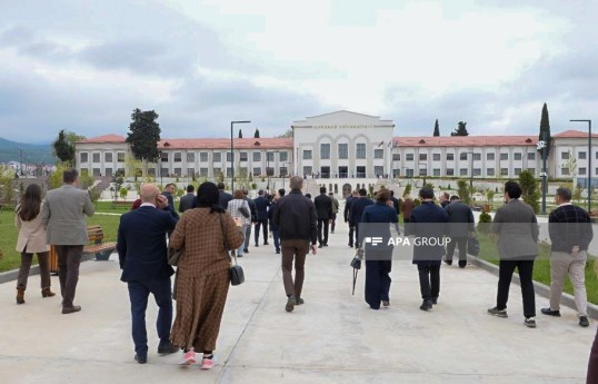 Accredited diplomatic corps representatives visit Karabakh University - PHOTO 