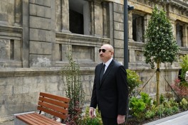 President Ilham Aliyev attended inauguration of Islam Safarli Street following reconstruction