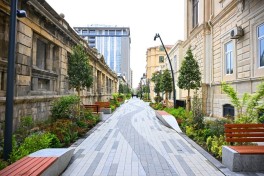President Ilham Aliyev attended inauguration of Islam Safarli Street following reconstruction