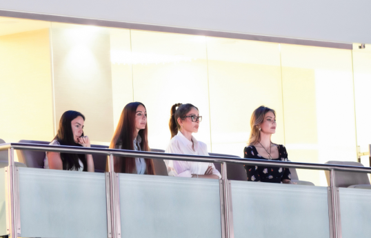 First Vice-President Mehriban Aliyeva watched European Cup in Rhythmic Gymnastics