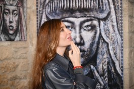 Leyla Aliyeva and Arzu Aliyeva visit the International Carpet Festival-PHOTOSESSION 