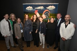 Leyla Aliyeva and Arzu Aliyeva visit the International Carpet Festival-PHOTOSESSION 