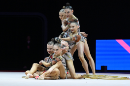 First Vice-President Mehriban Aliyeva watched European Cup in Rhythmic Gymnastics