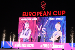 First Vice-President Mehriban Aliyeva watched European Cup in Rhythmic Gymnastics