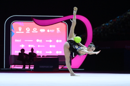 First Vice-President Mehriban Aliyeva watched European Cup in Rhythmic Gymnastics