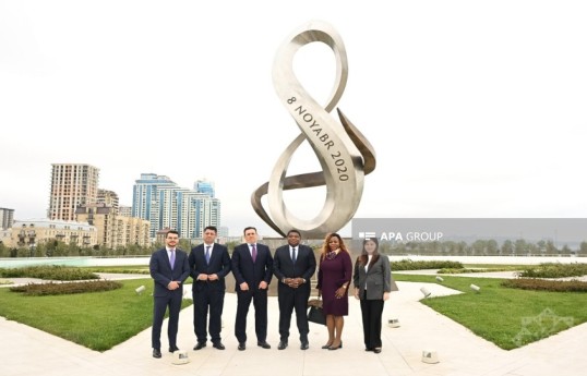 Secretary General of Inter-Parliamentary Union visits Victory Park in Baku