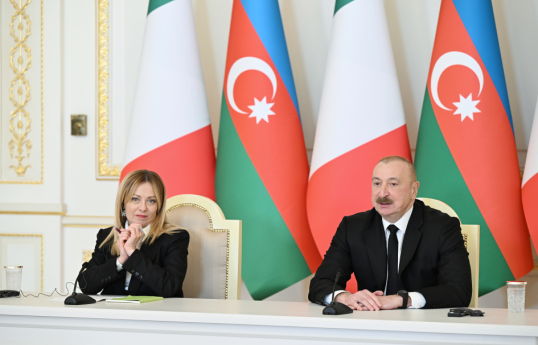 President Ilham Aliyev and President of Council of Ministers of Italy delivered press statements-UPDATED-1 