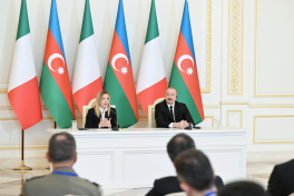 President Ilham Aliyev and President of Council of Ministers of Italy delivered press statements-UPDATED-1 