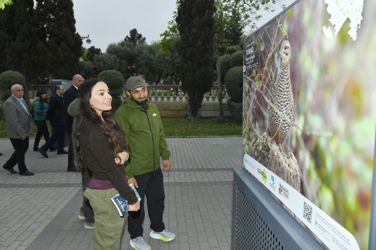 Leyla Aliyeva attends opening of exhibition titled “In the footsteps of Azerbaijan’s nature”