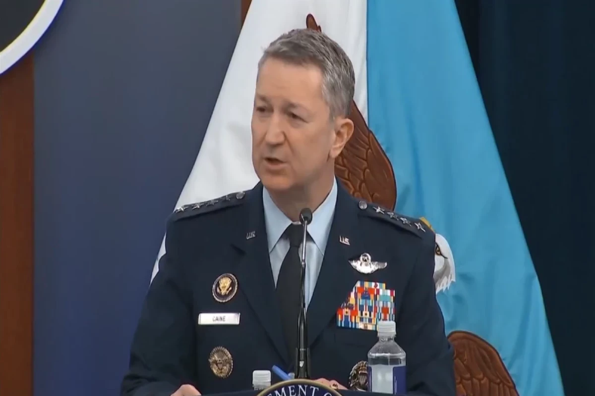 Chairman of the US Joint Chiefs of Staff Dan Caine