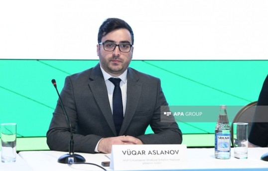 Vugar Aslanov, head of the transport department of the WUF13 Azerbaijan Operating Company