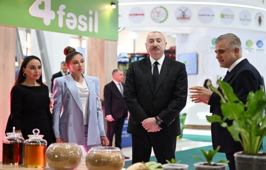 President Ilham Aliyev viewed 19th Caspian Agro Week and 31st Interfood Azerbaijan exhibitions-UPDATED 