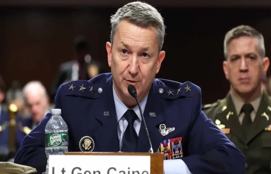 Chairman of the US Joint Chiefs of Staff Dan Caine