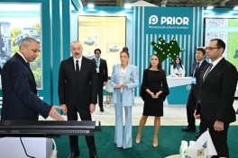President Ilham Aliyev viewed 19th Caspian Agro Week and 31st Interfood Azerbaijan exhibitions-UPDATED 