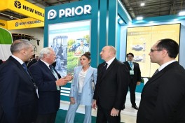President Ilham Aliyev viewed 19th Caspian Agro Week and 31st Interfood Azerbaijan exhibitions-UPDATED 