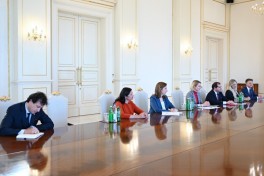 President Ilham Aliyev received delegation led by the EU High Representative-UPDATED 