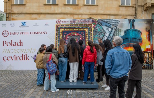 Baku Steel Company presented the art of steel at the Carpet Festival - PHOTO 
