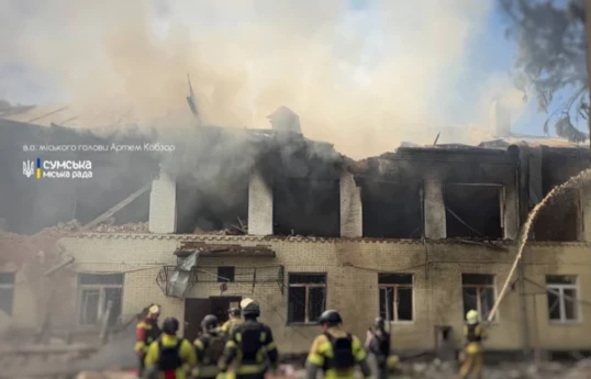 Russian drone attack on kindergarten in Ukraine leaves one dead, two injured -UPDATED 