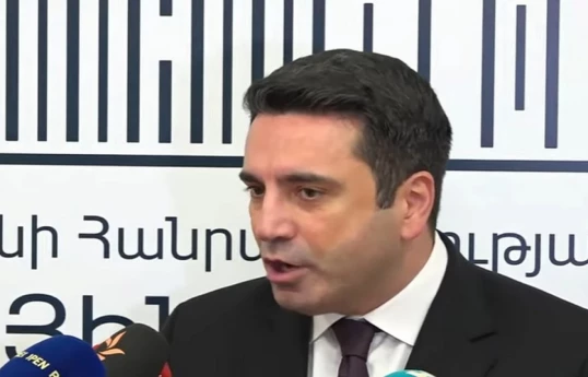 Speaker of the Armenian Parliament Alen Simonyan