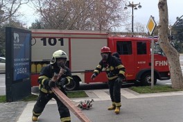 Emergency Ministry conducts fire safety drills in Baku hotels ahead of WUF13 - VIDEO 