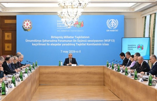 Organizing Committee holds meeting ahead of WUF13 in Baku