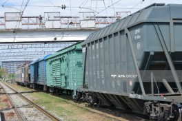 Aluminum and grain shipped to Armenia through transit via Azerbaijan-PHOTO 
