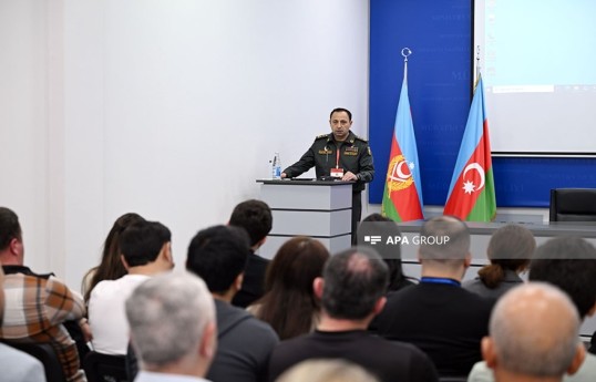 Ministry of Defense holds training session with media representatives-VIDEO 