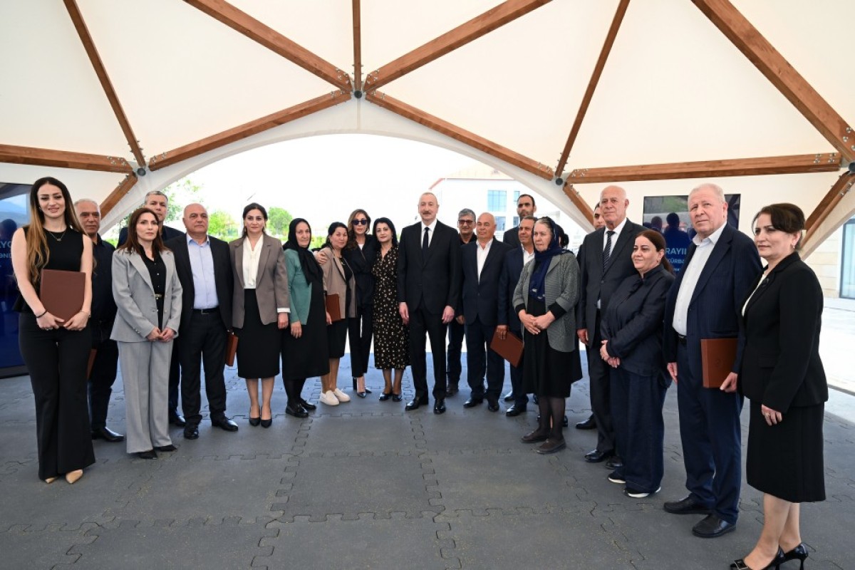 President Ilham Aliyev and First Lady Mehriban Aliyeva visited Jabrayil district-UPDATED -PHOTO 