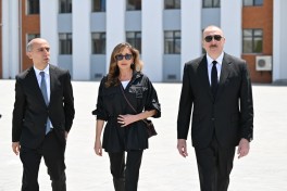 President Ilham Aliyev and First Lady Mehriban Aliyeva visited Jabrayil district-UPDATED -PHOTO 